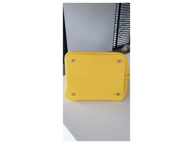 Hermès Picotin 22 Amarillo - vista 6