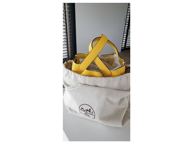Hermès Picotin 22 Amarillo - vista 9