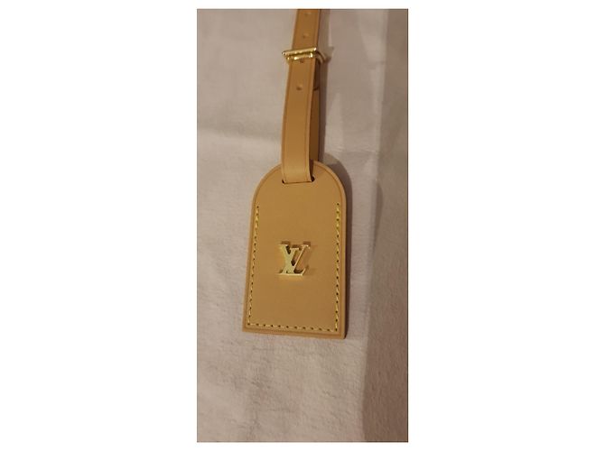Borsa Louis Vuitton in pelle di agnello beige - vista 4