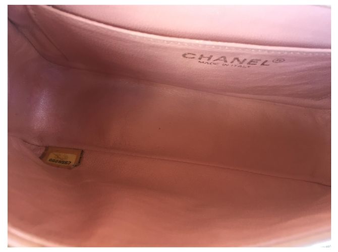 Timeless Borsa Chanel mini in pelle rosa - vista 3