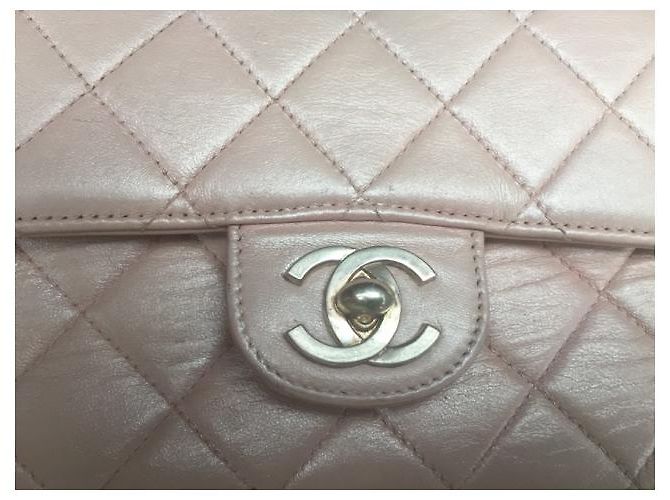 Timeless Borsa Chanel mini in pelle rosa - vista 6