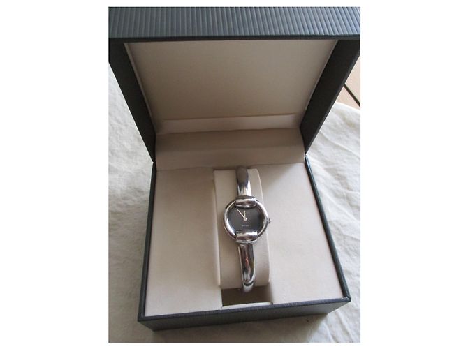 Orologio Gucci Horsebit Acciaio Dial Nero - vista 2
