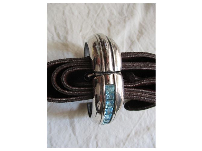 Givenchy Brazalete de cristal. Plata Azul claro - vista 2