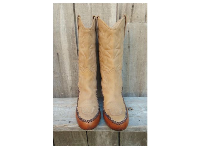 Botas Tsumori Chisato p 37 Beige - vista 4
