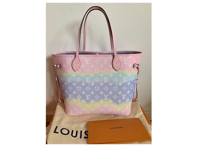 Louis Vuitton Neverfull MM Escale Pastel Rosa - vista 2
