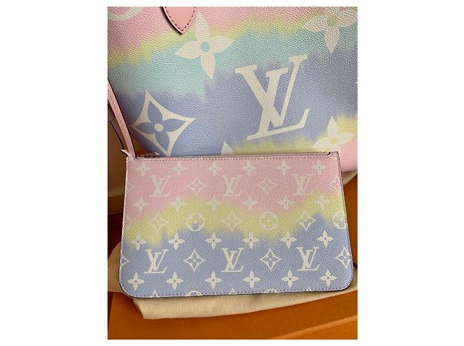 Louis Vuitton Neverfull MM Escale Pastel Rosa - vista 3