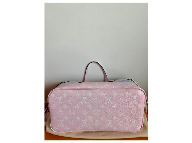 Louis Vuitton Neverfull MM Escale Pastel Rosa - vista 4