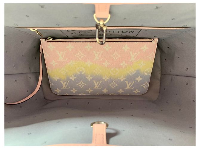 Louis Vuitton Neverfull MM Escale Pastel Rosa - vista 6