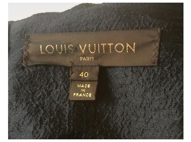 Abito Louis Vuitton in lana blu navy - vista 3