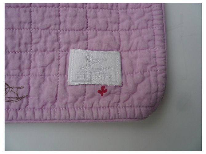 Hermès Bavaglino HERMES Avalon in cotone rosa ottime condizioni - vista 4