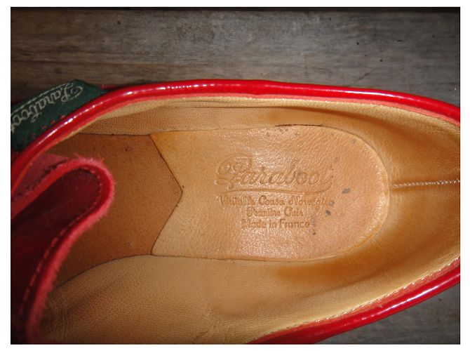Paraboot Derbys Michael p Modelle 38 Rot - Ansicht 2
