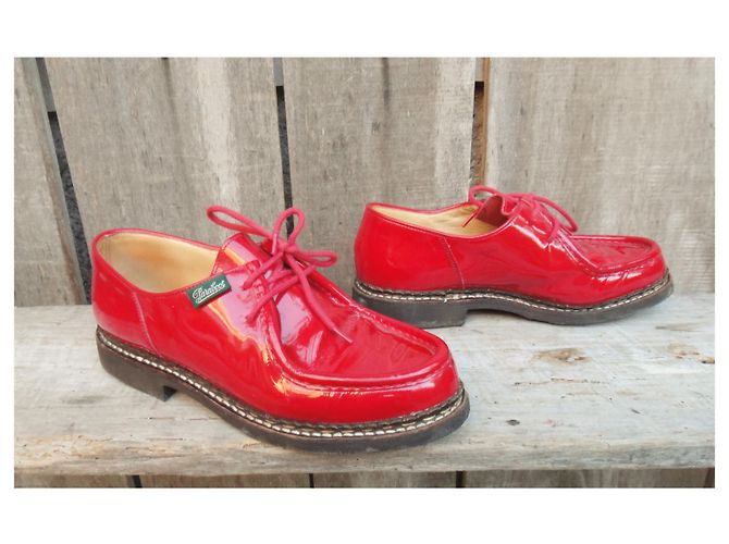 Paraboot Derbys Michael p Modelle 38 Rot - Ansicht 4