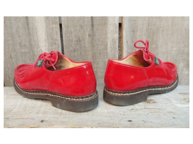 Paraboot Derbys Michael p Modelle 38 Rot - Ansicht 7