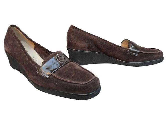 Salvatore Ferragamo p mocassini 36,5 Marrone scuro - vista 2
