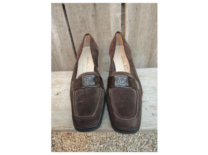 Salvatore Ferragamo p mocassini 36,5 Marrone scuro - vista 6