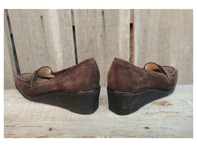 Salvatore Ferragamo p mocassini 36,5 Marrone scuro - vista 7