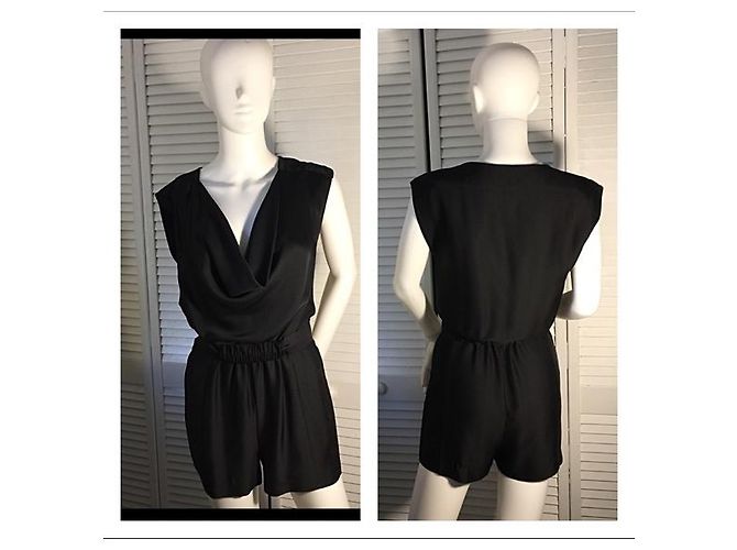 Diane Von Furstenberg Mono de seda DvF Bellancia Negro - vista 10