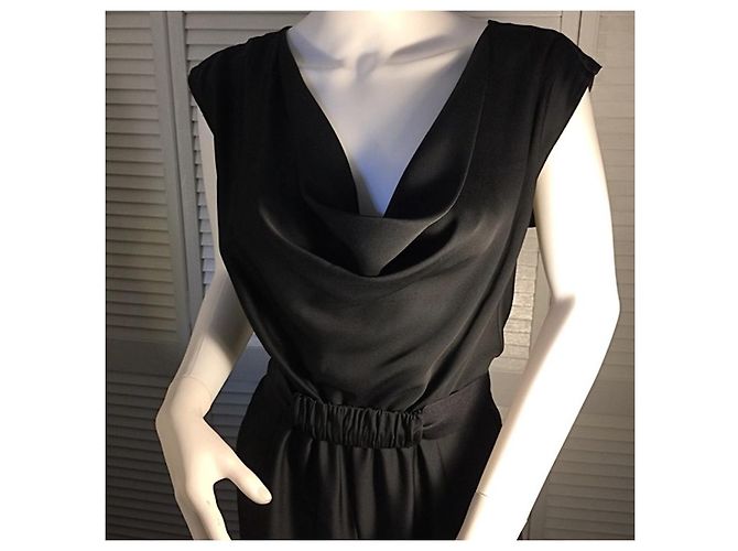 Diane Von Furstenberg Mono de seda DvF Bellancia Negro - vista 8
