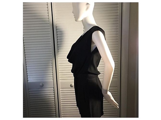 Diane Von Furstenberg Mono de seda DvF Bellancia Negro - vista 9