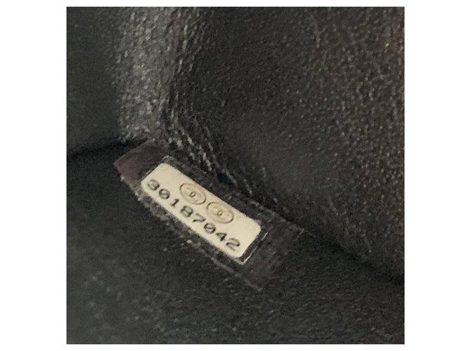 CHANEL MINI SACO RETANGULAR Preto - vista 11
