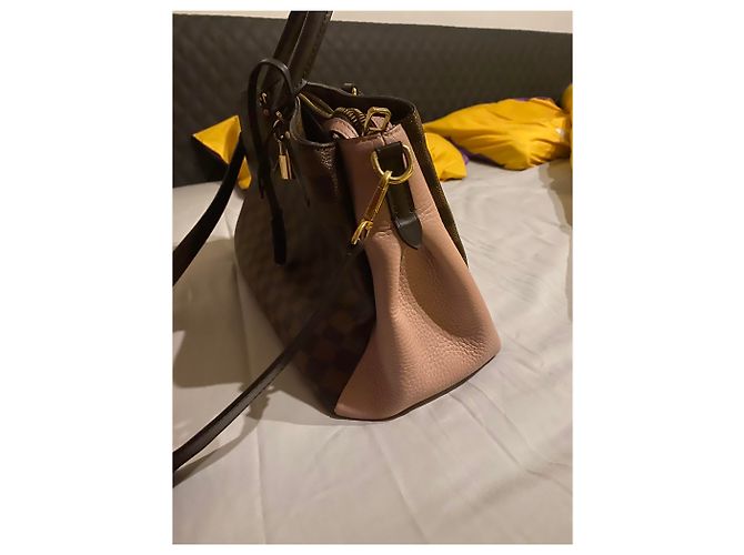 Borsa Louis Vuitton in pelle marrone - vista 2