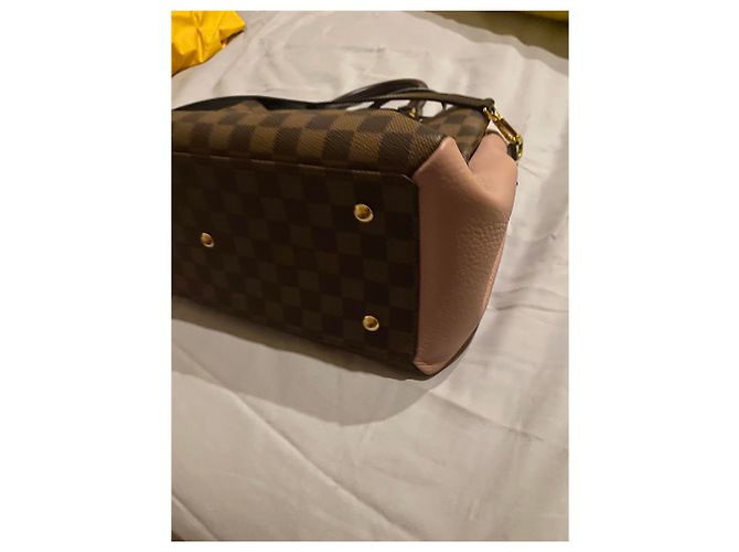 Borsa Louis Vuitton in pelle marrone - vista 3