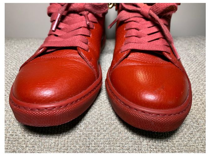 Buscemi Scarpe da ginnastica in pelle Rosso - vista 6