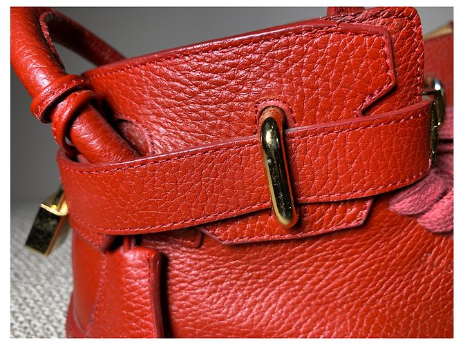 Buscemi Scarpe da ginnastica in pelle Rosso - vista 7