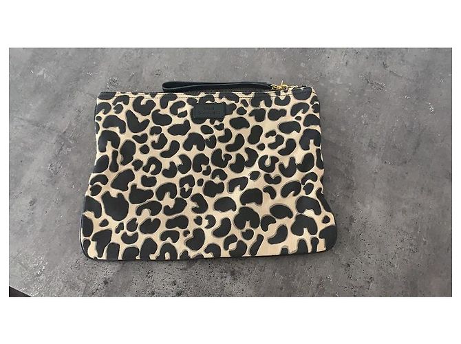 Pochette grande con stampa Lulu Guinness Wild Cat - vista 2