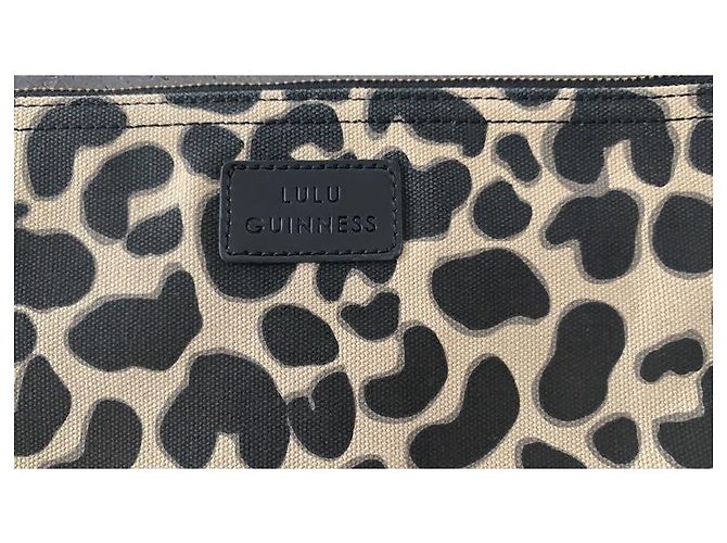 Pochette grande con stampa Lulu Guinness Wild Cat - vista 3