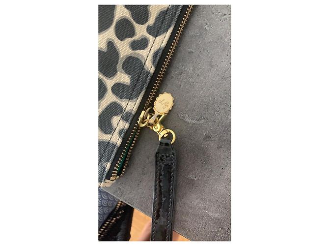 Pochette grande con stampa Lulu Guinness Wild Cat - vista 4