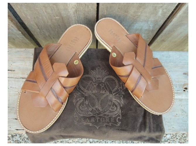 Sartore p Sandalen 37,5 neue Bedingung Hellbraun - Ansicht 10