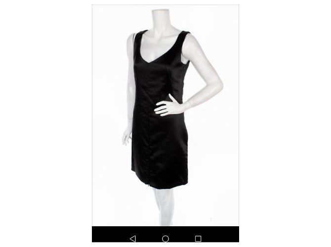 John Richmond Abito da cocktail da sera elegante nero completamente foderato - vista 7