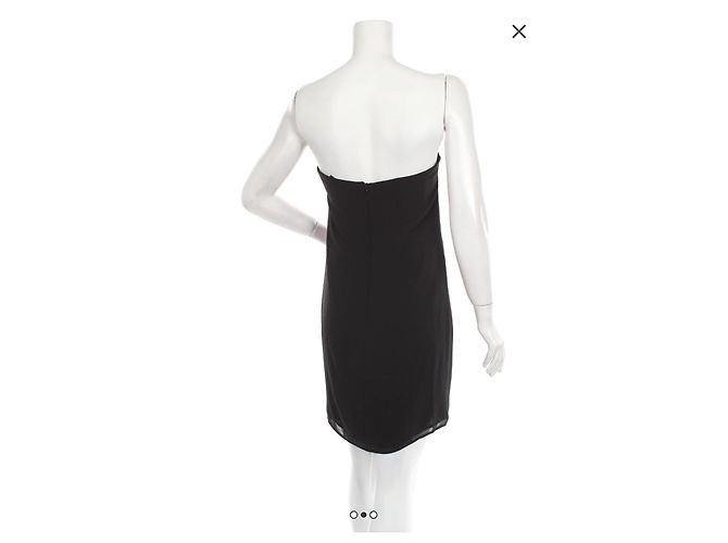 John Richmond Neu mit Tag voll gefüttert Sommer Abend Cocktailkleid Schwarz - Ansicht 2