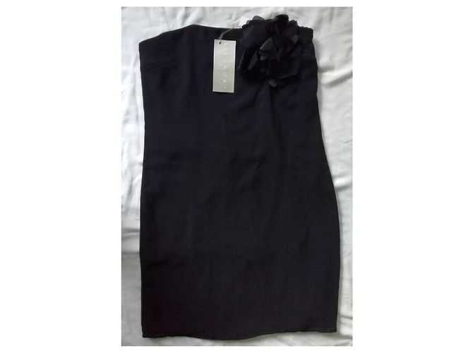 John Richmond Neu mit Tag voll gefüttert Sommer Abend Cocktailkleid Schwarz - Ansicht 6