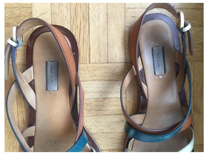 Sandali Paul Smith in pelle con cinturini multicolore 38 - vista 2