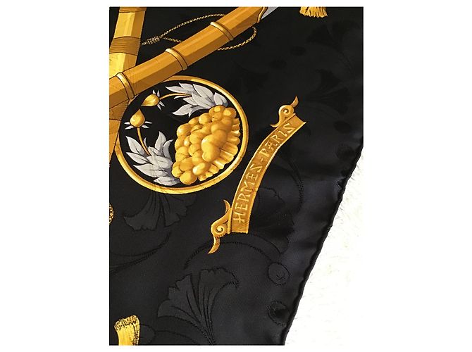 Hermès Daimyo principi del sol levante Nero D'oro - vista 3