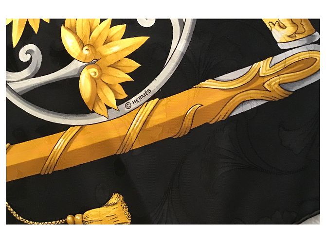 Hermès Daimyo principi del sol levante Nero D'oro - vista 4