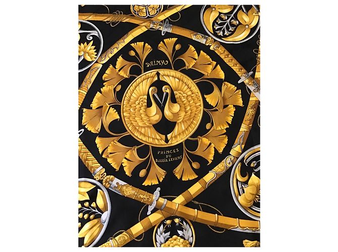 Hermès Daimyo principi del sol levante Nero D'oro - vista 6