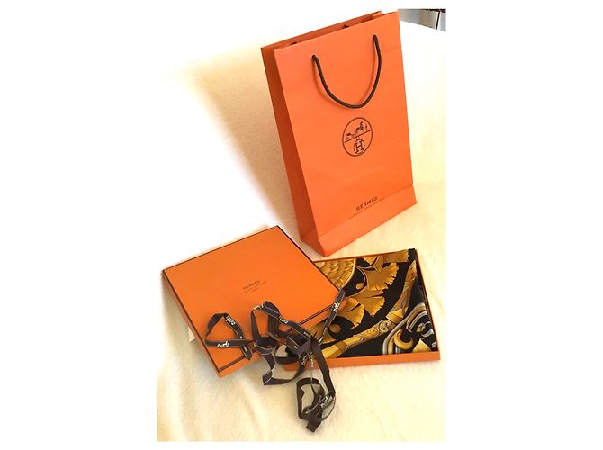 Hermès Daimyo principi del sol levante Nero D'oro - vista 8