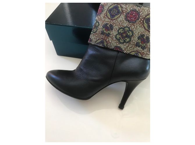 Autre Marque Stivaletti Bijoux FABI in pelle blu notte Nero - vista 2