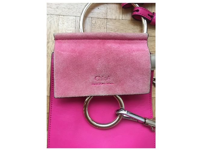 Chloé Borsa a tracolla Chloe Faye Fuschia - vista 2