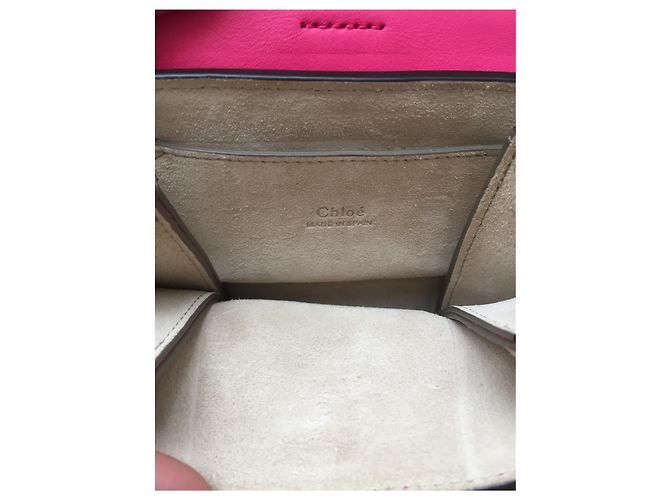 Chloé Borsa a tracolla Chloe Faye Fuschia - vista 3