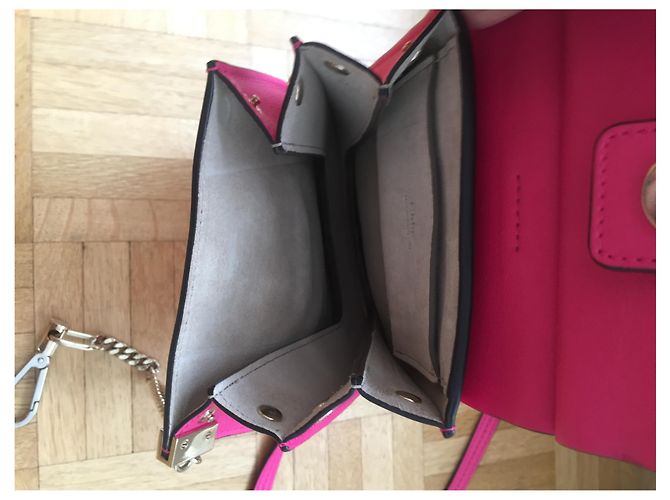 Chloé Borsa a tracolla Chloe Faye Fuschia - vista 5