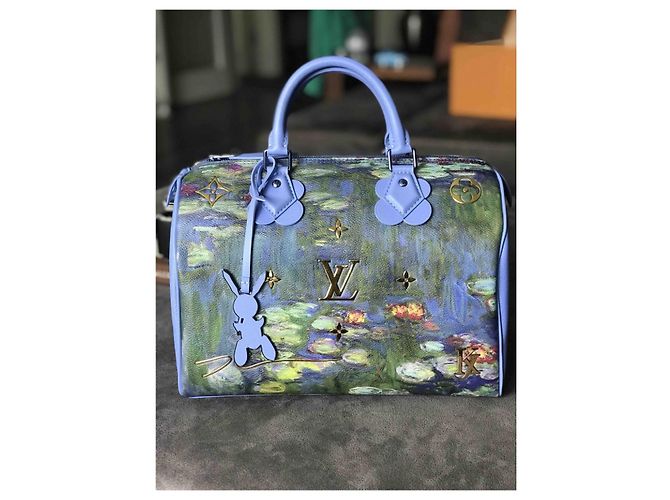 Maestri Monet Louis Vuitton Speedy Blu - vista 2
