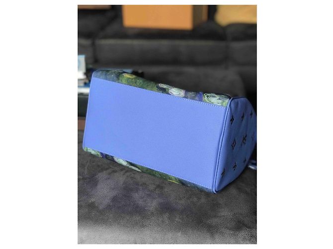 Maestri Monet Louis Vuitton Speedy Blu - vista 4