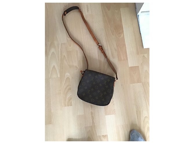 Borsa Louis Vuitton Saint Cloud GM in pelle ebano - vista 3