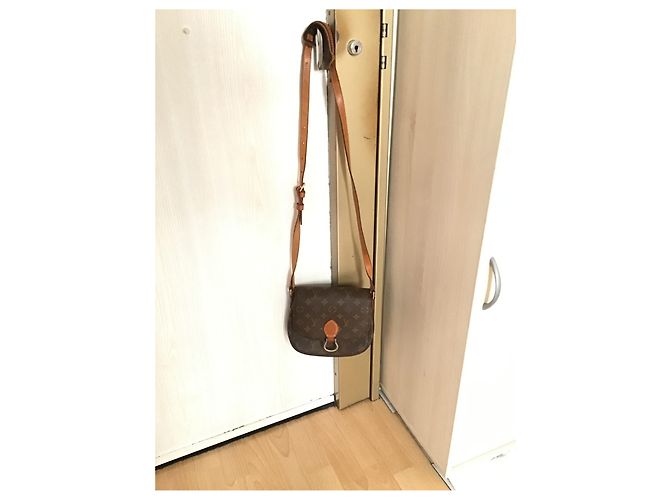 Borsa Louis Vuitton Saint Cloud GM in pelle ebano - vista 4