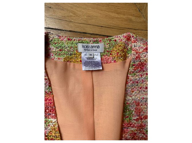 Roseanna Tweedjacke mit Blumenmuster Rosa Pink - Ansicht 2