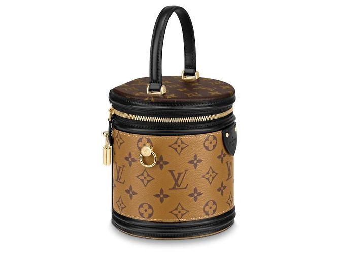 Louis Vuitton Borsa Cannes rovesciata con monogramma LV Cannes Marrone - vista 2
